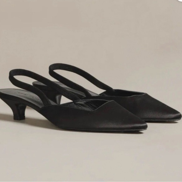 Jenni Kayne satin kitten heels - Picture 3 of 3